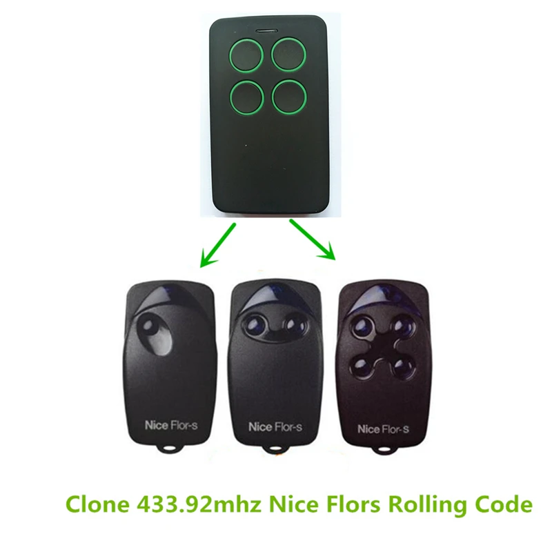 2x Хороший Flor s совместимый гараж/ворота Cloner пульт дистанционного FLO1 RS FLO2