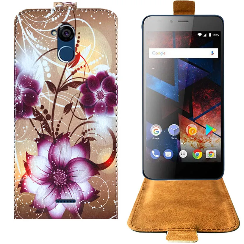 Специальный чехол-книжка из искусственной кожи с мультяшным рисунком по