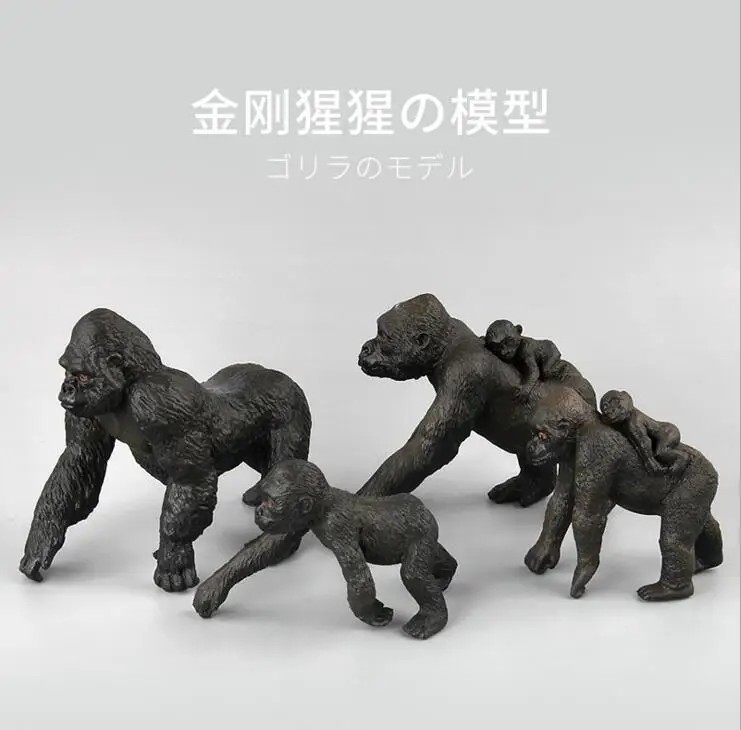 Игрушки для животных орангутаны пластиковые куклы Коллекционная модель фигурки