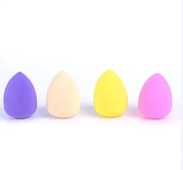 1pc random color 1 шт., Профессиональная мягкая основа для макияжа, косметическая пуховка в форме капли воды, спонжи для макияжа, Гладкий макияж для лица, косметические инструменты - Цвет: 1pc random color