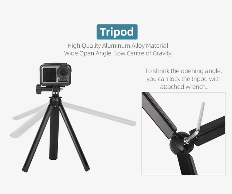 1/4 адаптер, расширяющийся переключатель, крепление для DJI OSMO, стабилизированное действие, ручной карданный Набор для камеры, аксессуары для расширения