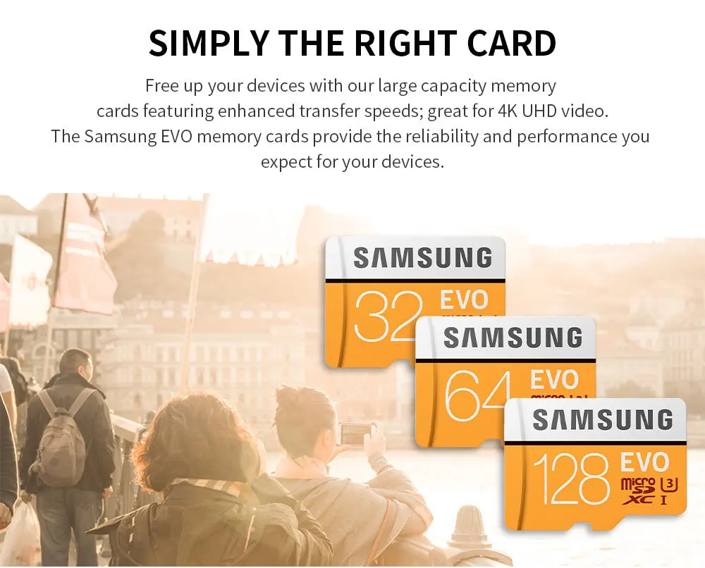 Карта памяти Micro SD SAMSUNG 32G 64G 128G 256 MicroSD карты SDHC SDXC Max 95Ms EVO 32GB 64GB C10 TF Транс флэш-карта Micro