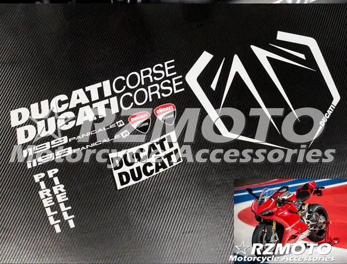 

Наклейка мотоцикл обтекатель логотип 899 1199 R S colorable Ace kits NO.00179