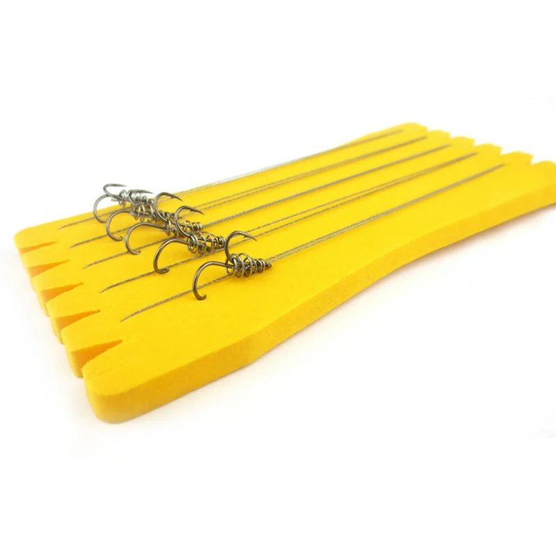 Easy Catch High Carbon Steel Double Fishing Hooks for Soft Worm Bait Cage Basket Feeder Holder Fly Tying Duple Hook Jig Bass | Спорт и