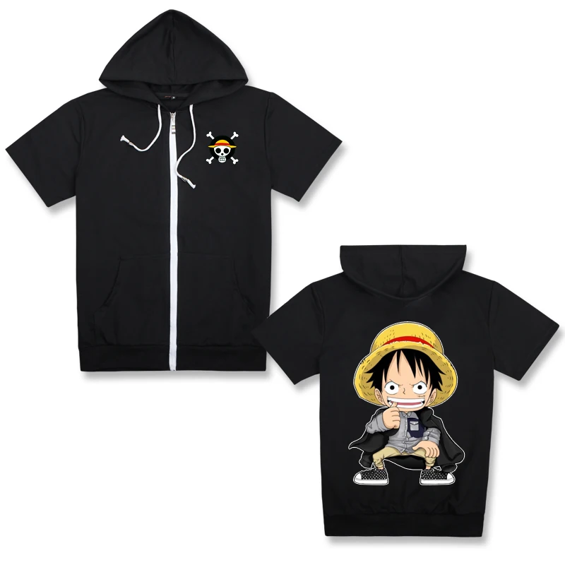 Аниме One Piece Trafalgar Law Luffy Женская куртка с коротким рукавом капюшоном пальто |