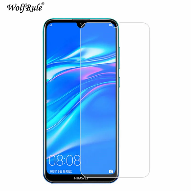 2 piezas de vidrio templado Huawei Y7 Prime 2019 pel&iacute;cula de vidrio Protector Huawie Y7 2019 HD Protector de pantalla templado para Huawei y7 2019-0