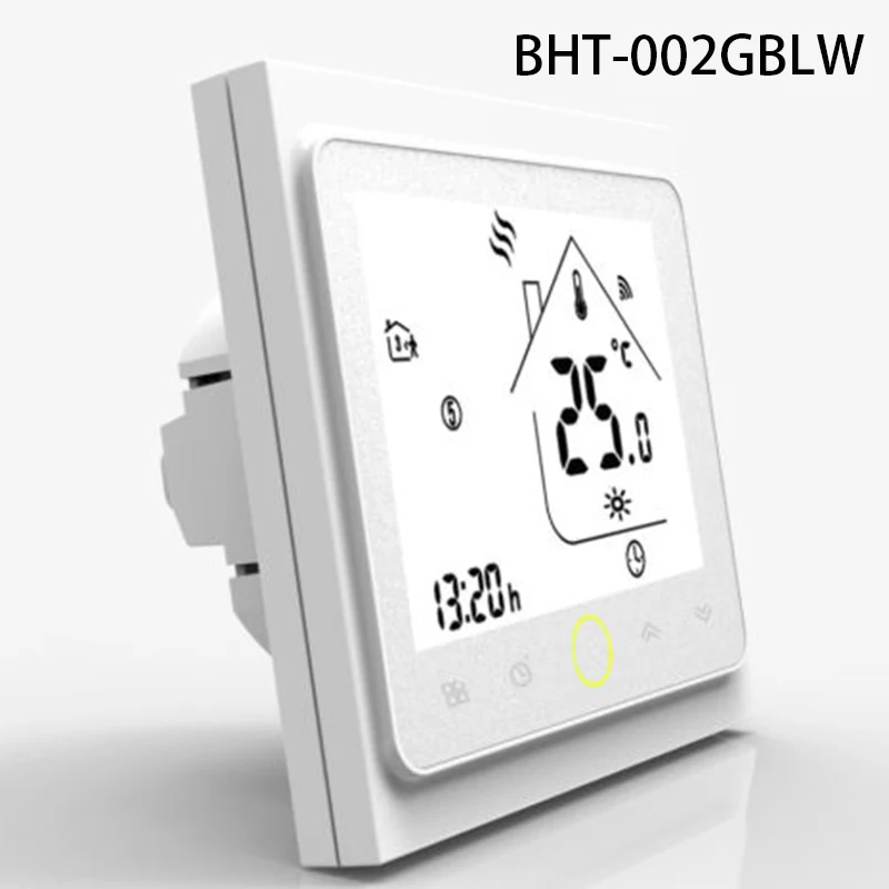 White Electric Floor Умный программируемый WiFi беспроводной цифровой термостат ЖК-приложение управления для нагрева - Цвет: White Electric Floor