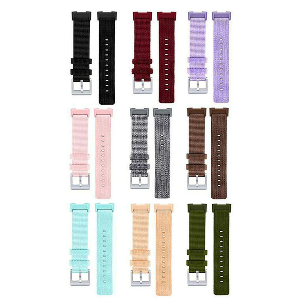 Аксессуары для наручных часов Fitbit Charge 3 Военный нейлоновый ремешок Прочный