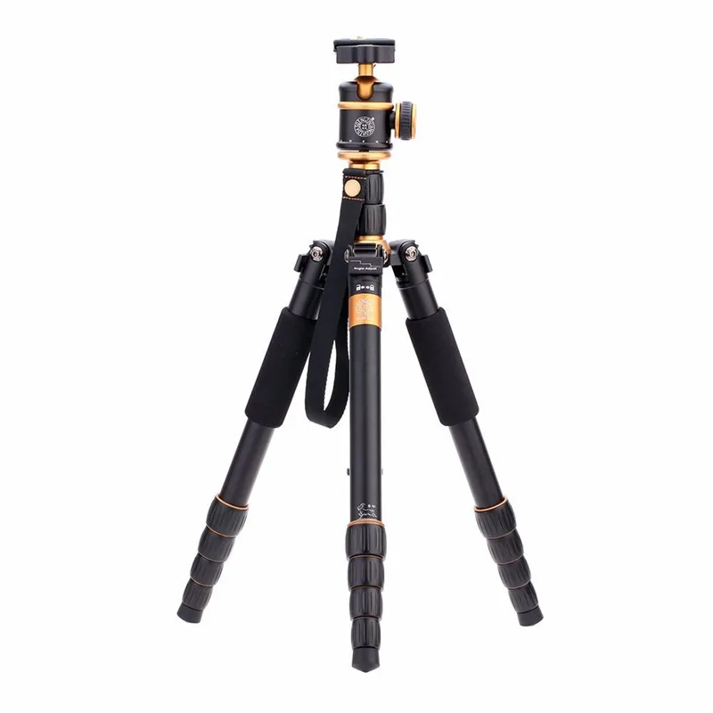 

QZSD Q888 Pro Aluminum Alloy Monopod Tripod Portable Traveling Tripods Ball Head for Canon Nikon DSLR Camera Tripe