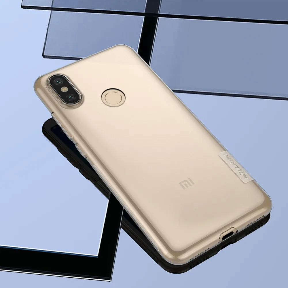 Nillkin супер тонкий природа прозрачный чехлы Телефон для Xiaomi Mi 6X чехол случае |