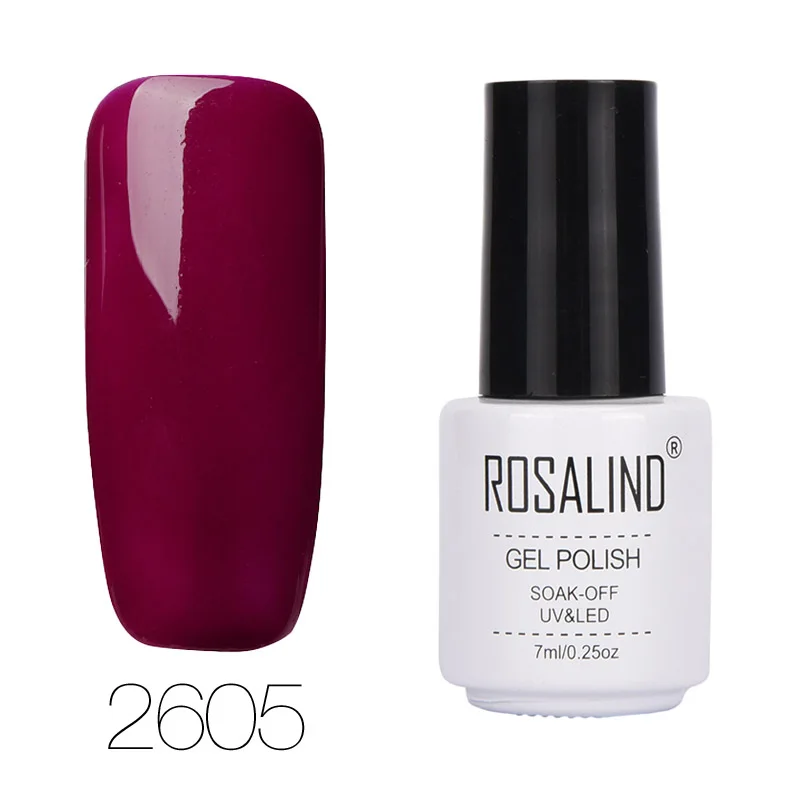 RC2605 ROSALIND гель 1S 68 чистый цвет серия Гель-лак для ногтей Гель-лак для нейл-арта набор для маникюра наращивание ногтей дизайн УФ - Цвет: RC2605
