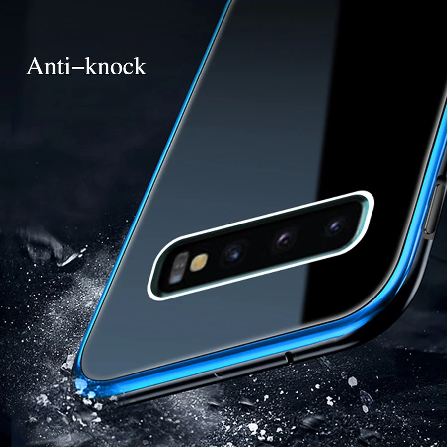 Металлический защитный чехол-бампер для samsung Galaxy S10 роскошный оригинальный