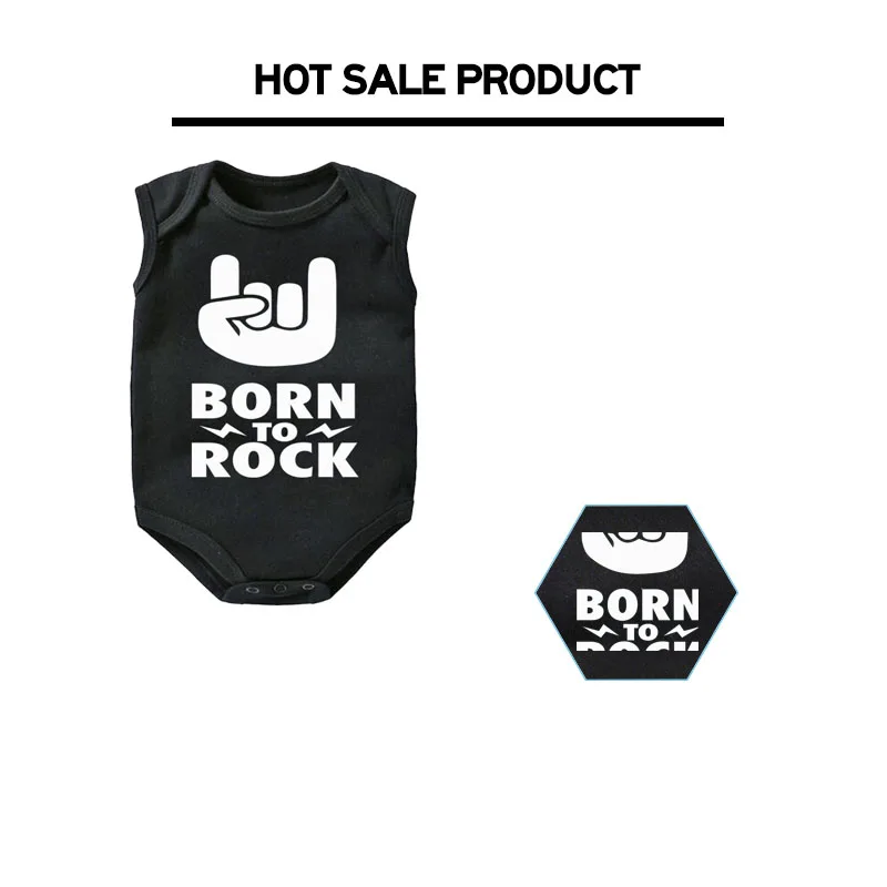 Боди для малышей «Born to Rock», хлопковая крутая одежда для малышей, подарок для малышей, альтернатива для малышей, рок-звезда, 0-12 месяцев