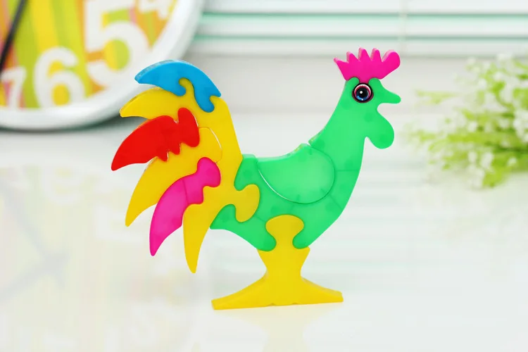 

9pcs / lot Puzzle Chicken Creative Gift Small Gift