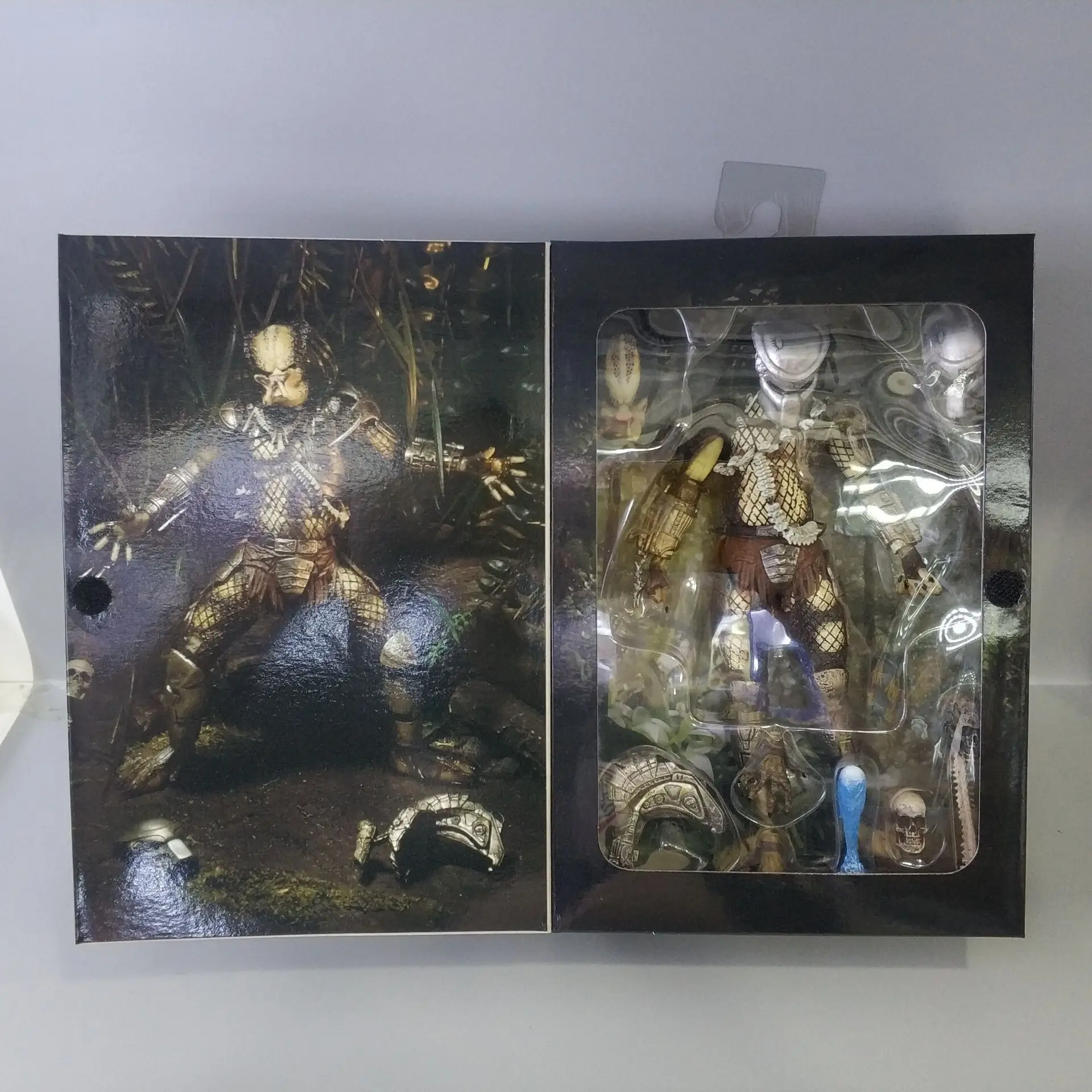 NECA Хищник масштаб конечная P1 джунгли Охотник джунгли демон бетона клан Лидер ПВХ фигурка Коллекционная модель игрушки 20 см