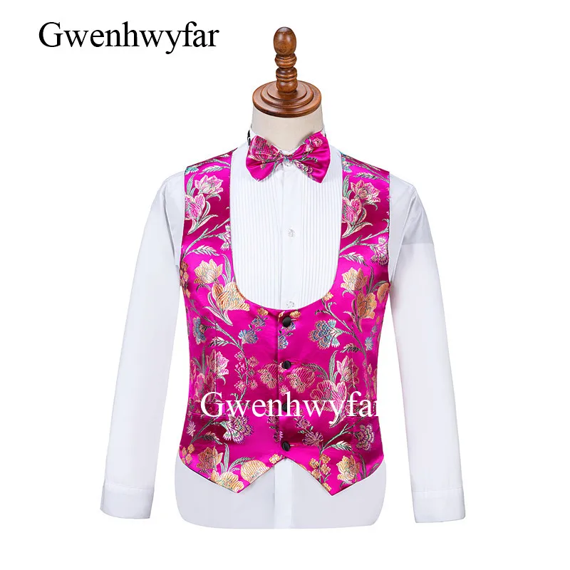Мужской костюм жениха gwinhwyfar Homme вечерний смокинг пиджак + штаны жилет 2019|Костюмы| |