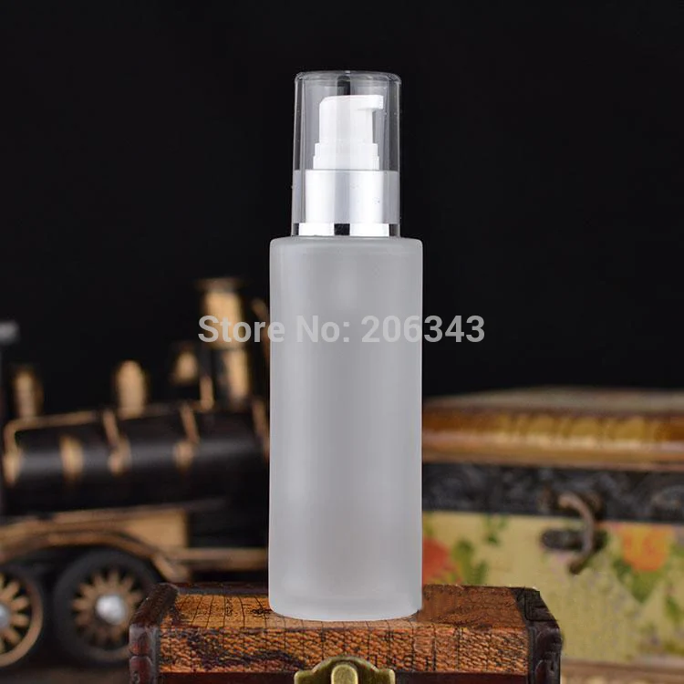 Матовый стеклянный флакон 80 мл с фотографией