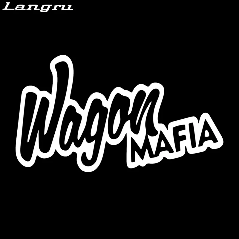 Langru горячая Распродажа Wagon Mafia Sti стикер на окно Забавный персональный