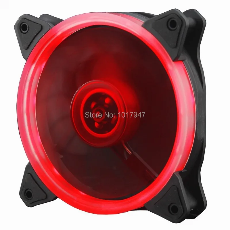 5 шт./партия Aura 120 мм x 25 12 см вентилятор охлаждения корпуса компьютера с красным