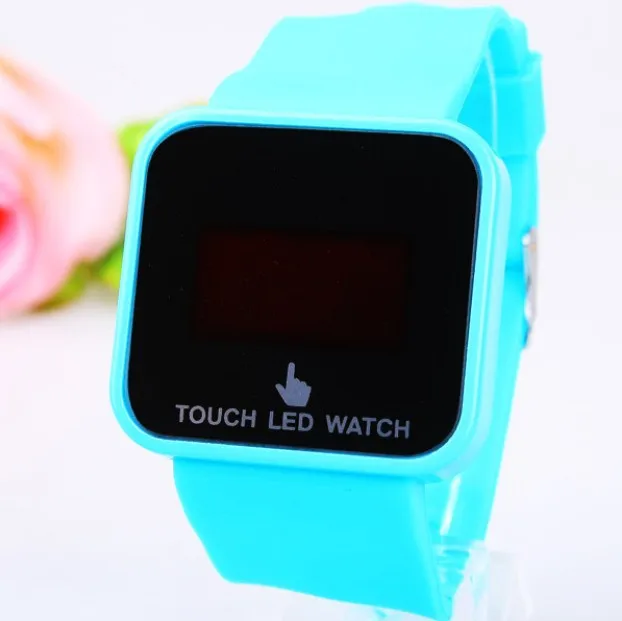 The new mirror watch/LED watch/Plastic frame watch/ Unisex Silicone strap Digital/fashion | Наручные часы