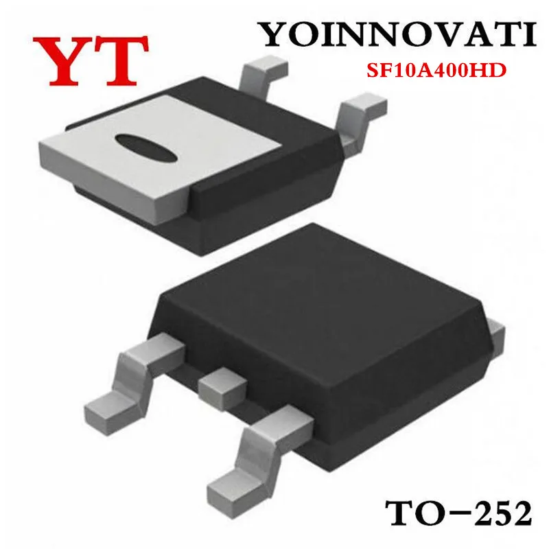100 шт. SF10A400HD SF10A400 10A400 10A400HD DPAK лучшее качество | Электронные компоненты и