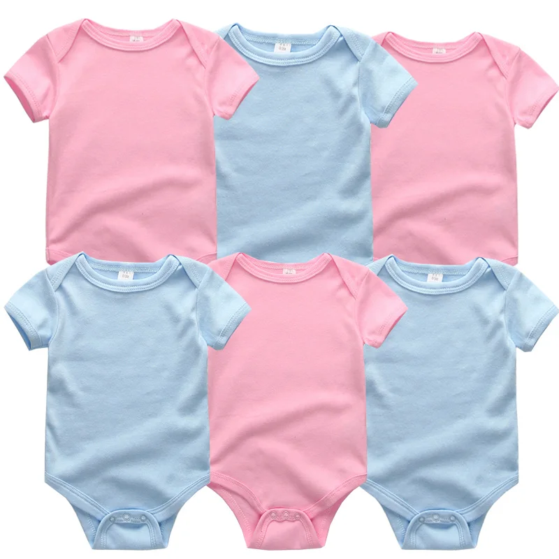 BDS6063 Летняя одежда для малышей; Roupas de bebe; хлопковый костюм с короткими рукавами; ropa bebe infantis; Одежда для новорожденных мальчиков и девочек; комбинезоны - Цвет: BDS6063