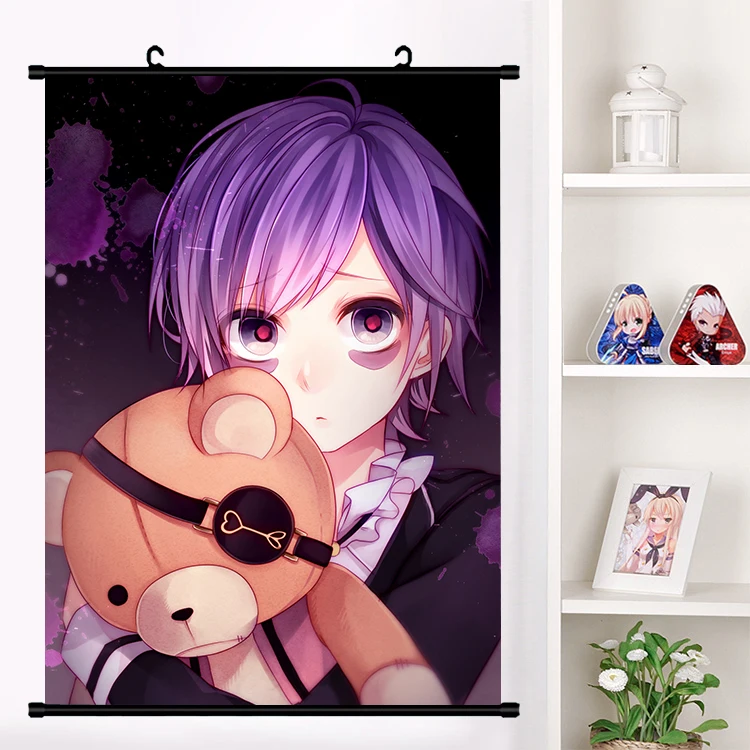 Аниме DIABOLIK LOVERS Komori Yui Sakamaki Shu ouma sakamaki reiji наклейки на стену панно настенные