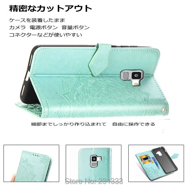 Кожаный чехол кошелек C ku с бриллиантами и цветами мандалы для Samsung Galaxy FEEL 2 A30 A10 A40