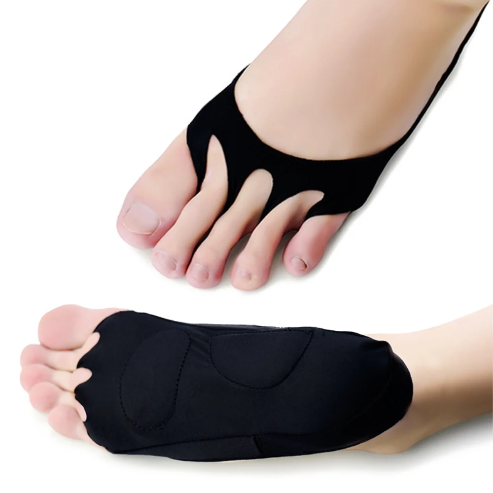 Fashion Women Foot Care Massage Toe Socks Five Fingers Fish Mouth Leaking Compression Boat Dancing Hosiery|Носки| |