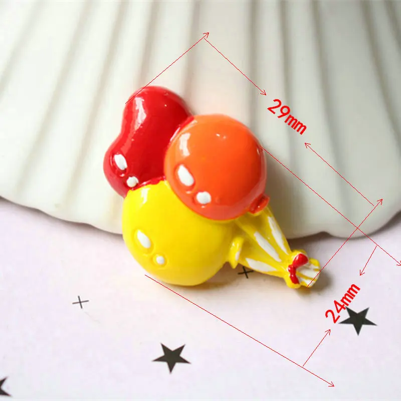 Diy resin accessories Kawaii balloon Charms Pendants diy refrigerator stickers storage box key chain Jewelry Making | Украшения и