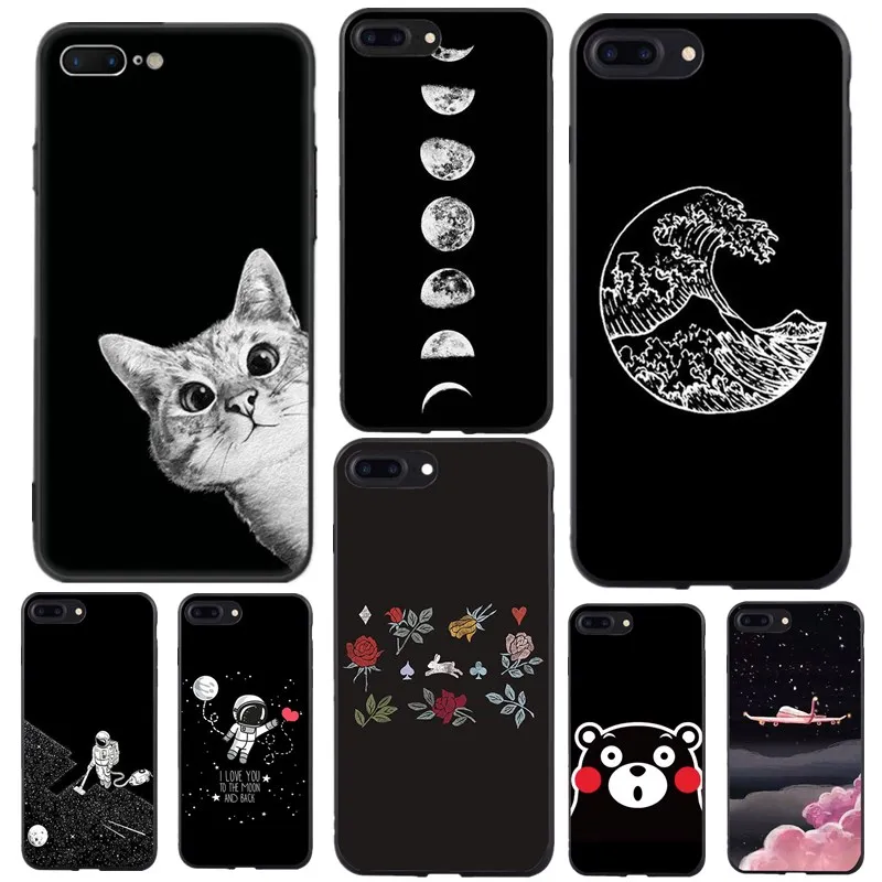 Чехол для iPhone 7 Plus плюс 8X10 Мягкие TPU силиконовые Коке чехол 6 6s 5 5S SE мягкие Капа ipone 6S