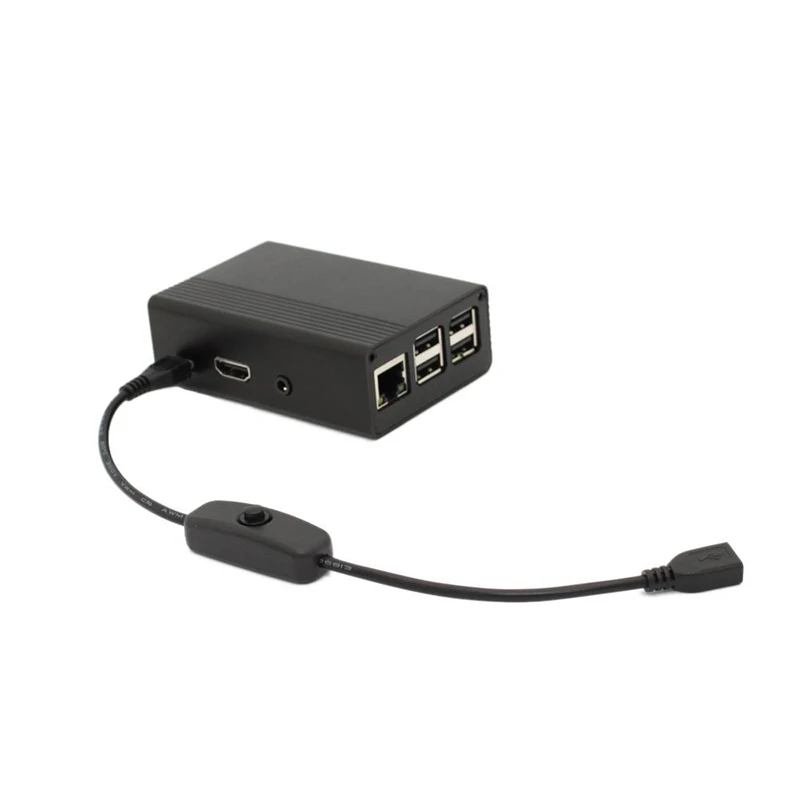 Кабель питания USB DC для Raspberry PI с переключателем ВКЛ./ВЫКЛ. переключатель Pi 3 Model B +/