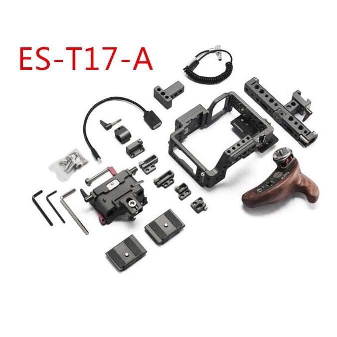 Tilta ES-T17-A1 установка клетка + деревянная ручка для sony A7 A9 A7S2 A7R2 A7III A7R3 A7M3 A7S3 A7/A9 камеры