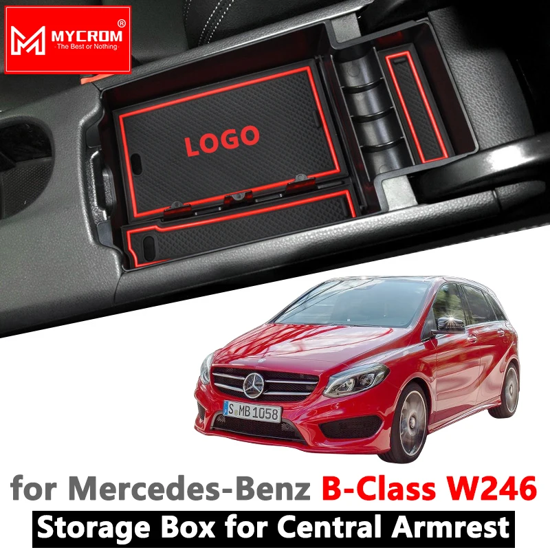 Подлокотник коробка для хранения автомобиля Органайзер аксессуары Mercedes Benz B Class