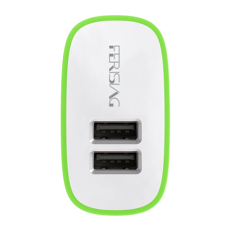 FERISING USB зарядное устройство 5 В 2.1A полностью быстрое зарядное устройство США ЕС зарядное устройство USB для путешествий настенный мобильный телефон настольное зарядное устройство для iPhone/samsung