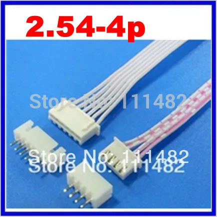 

2.54-4p xh-4 p with cable separate single line long 20cm only 4Pin