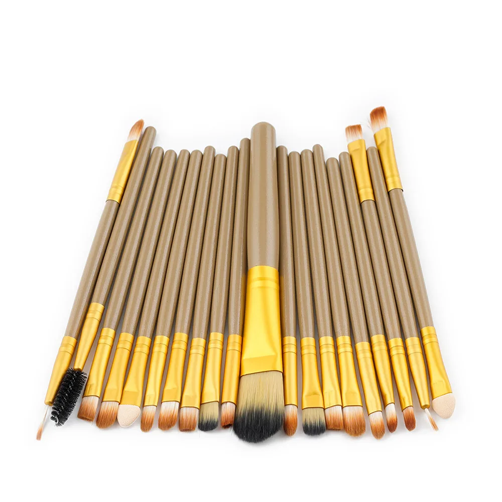 OutTop Makeup Brushes 20 pcs/Sets Brush Set Tools Eye Shadow Foundation Make-up Toiletry Kit Wool Make Up 2019 JAN11 | Красота и