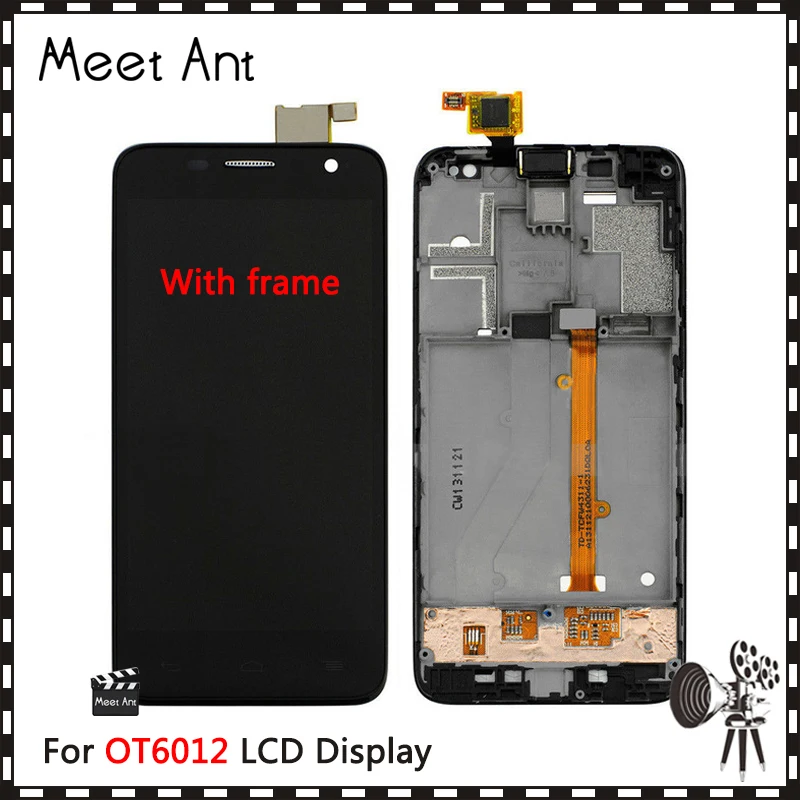 Высокое качество 4 3 &quotдля Alcatel One Touch Idol Mini 6012 OT6012 6012D ЖК экран с кодирующий
