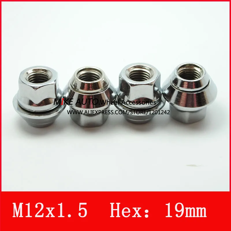16 шт. открытые гайки для наконечников колес m12x1 5 PCD HEX19(3/ 4 &quot) FORD Mondeo Focus VOLVO S40 |