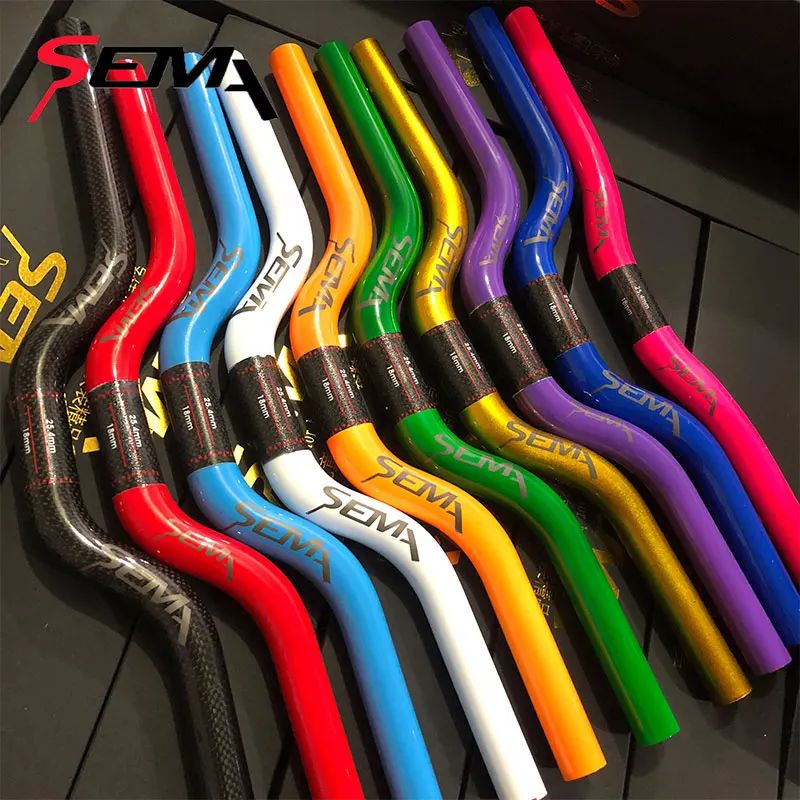 Руль для велосипеда SEMA Racing, полностью углеродный руль для балансировочного велосипеда/страйдеров/Kokua, лучшее качество, углеродный руль