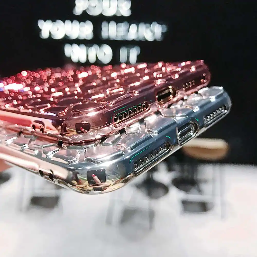 Crocodile pattern crack Back For iphone 6 6S 7 8 Plus Case Cover Anti-Slip Soft TPU Silicon XR X XS MAX Cases Capa |
