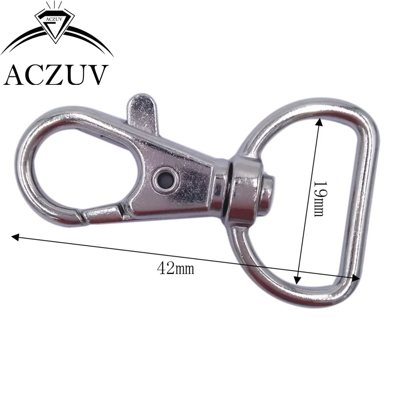 100 шт родиевое покрытие 42 мм металлическая шарнирная застежка-Омар