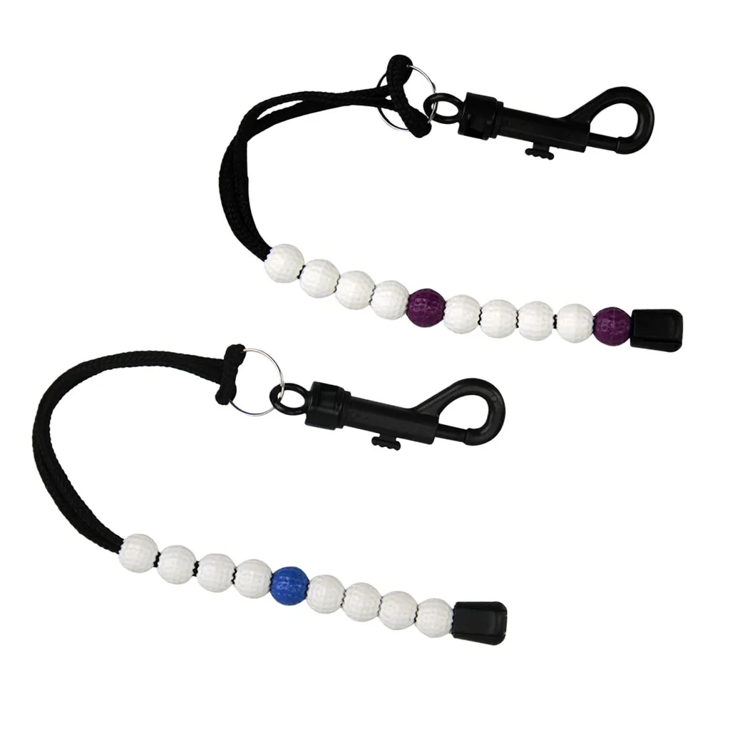 2 шт. портативный мяч для гольфа счетчика инструмент браслет сумка бирка