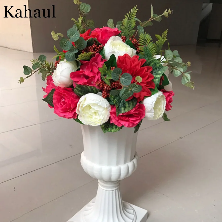 Пионы искусственные шелковые розы цветок большие цветочные шары для свадебного