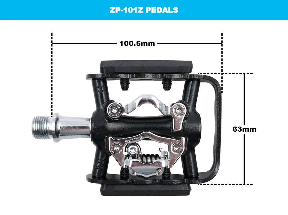 ZERAY ZP-101Z mtb pedales велосипед mtb Плоские Педали с клитом совместимы для Shimano герметичные подшипники педали