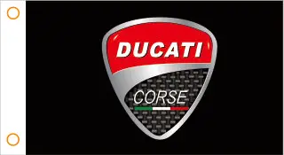 Флаг мотоцикла DUCATI Racing Banner 3ftx5ft 100% полиэстер 06 | Дом и сад