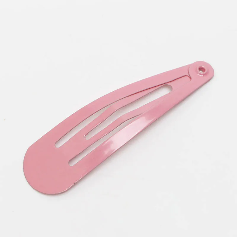 Light pink 20 шт 5 см красочные заколки Детские заколка с застежкой установка эмалированные заколки База аксессуары поставщик для Diy ювелирных изделий - Цвет: Light pink