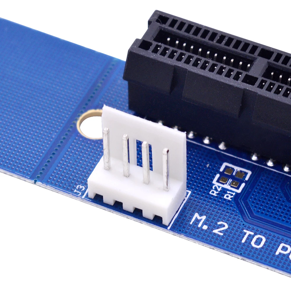 Адаптер CHIPAL PCI E 4X Мама к NGFF M.2 папа e 1x 4x с кабелем питания для майнера BTC|pci-e 1x|ngff