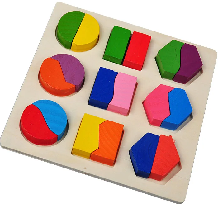1 Компл. Детские Дети Деревянный Головоломки Монтессори Раннего Обучения
