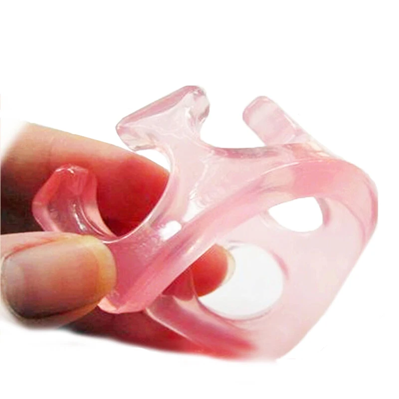 Зеленый силиконовый сепараторы пальцев рук и ног мягкая прокладка для ногтей